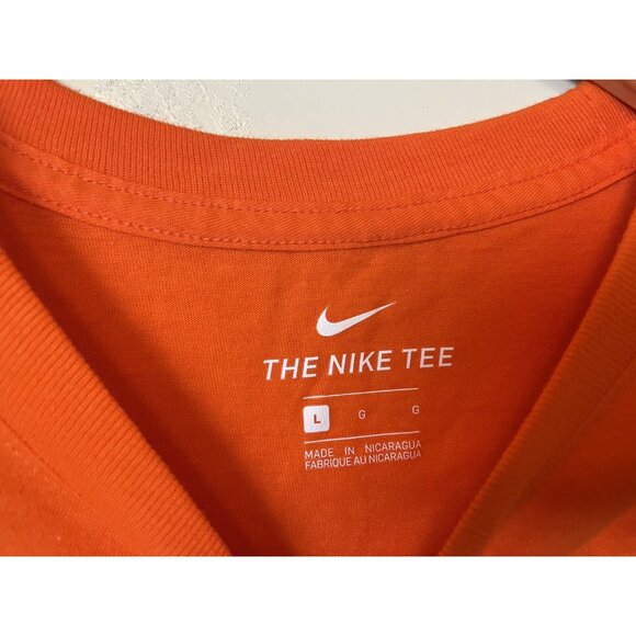 Men's Orange Oklahoma State Cowboys Essential Logo T-shirt Large - Picture 3 of 4